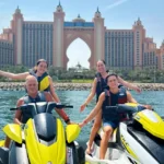 Guided jetski tour with view of Atlantis The Palm.