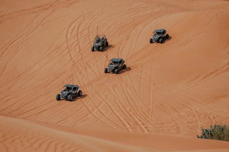 Guided Self-drive two-seater buggy adventure in dubai
